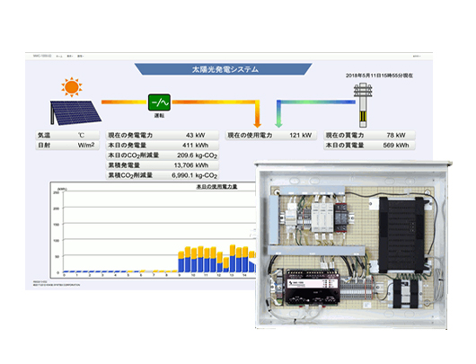 自家消費太陽光制御システム導入(板金工場様)